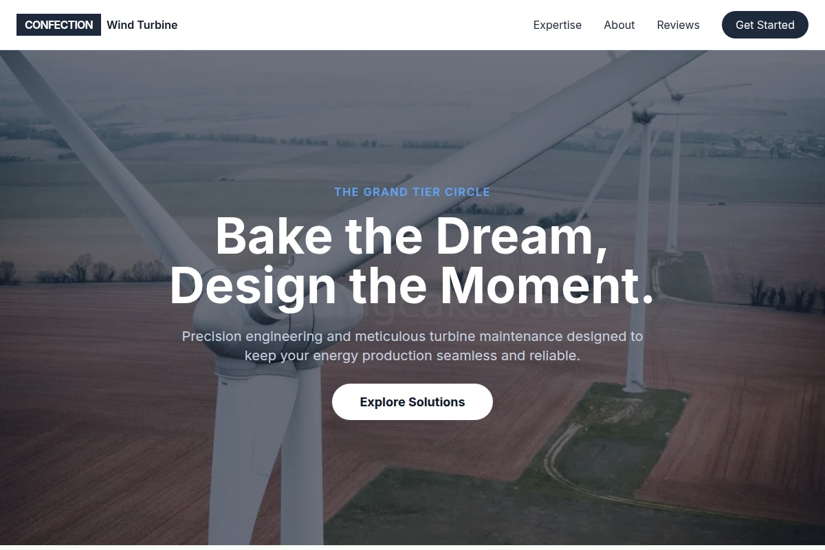 Confection Wind Turbine