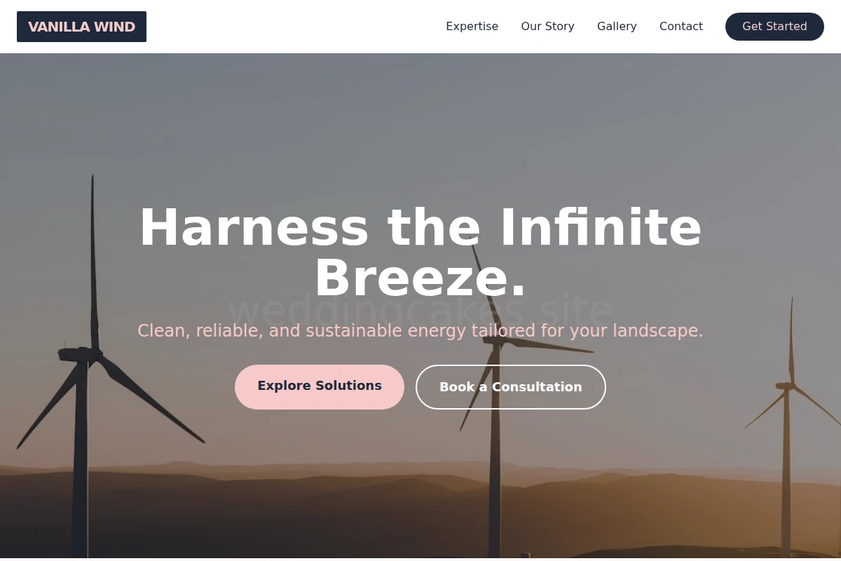 Vanilla Wind Turbine