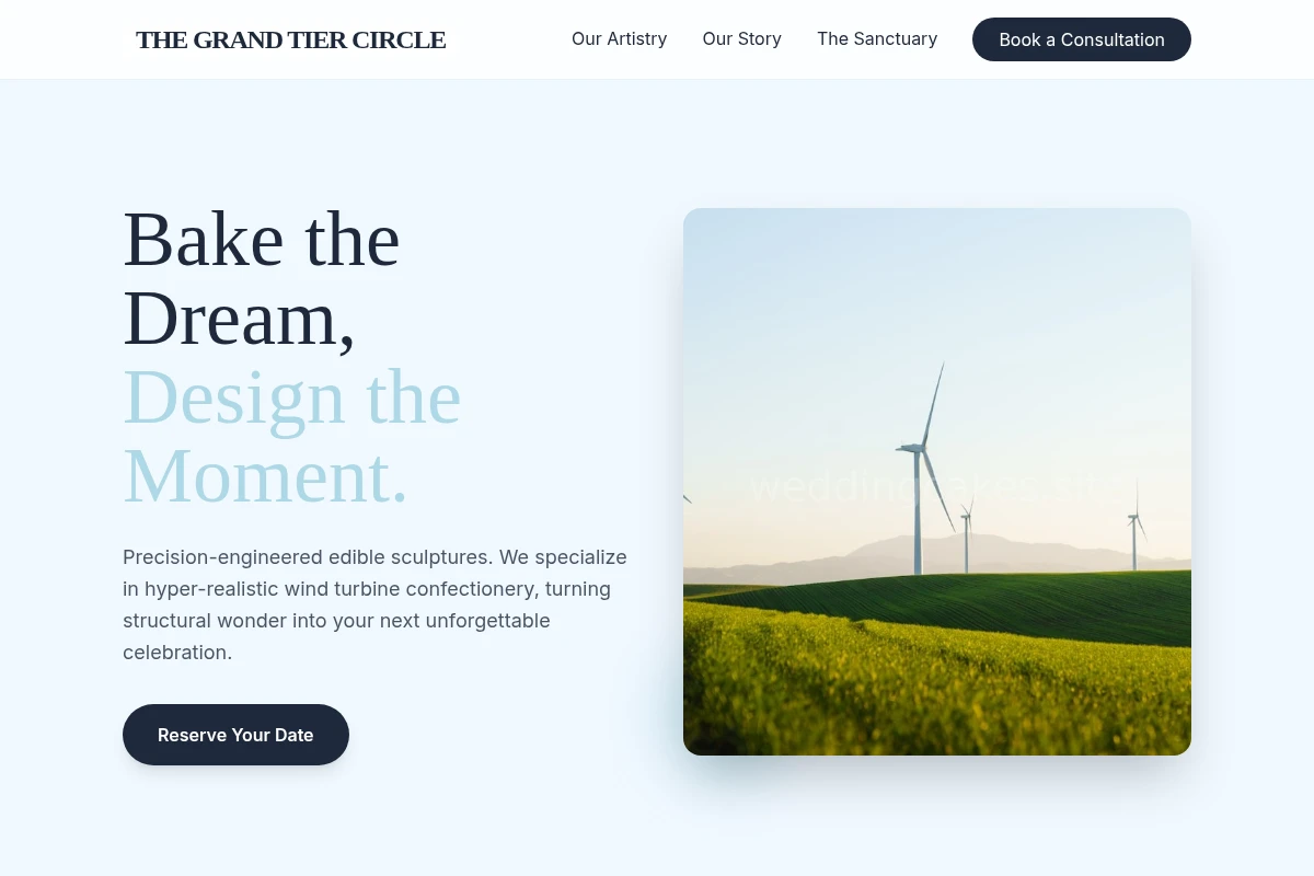 Fondant Wind Turbine