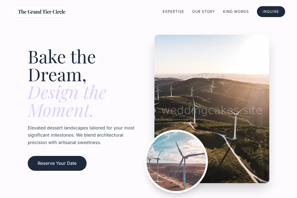 Dessert-Table Wind Turbine